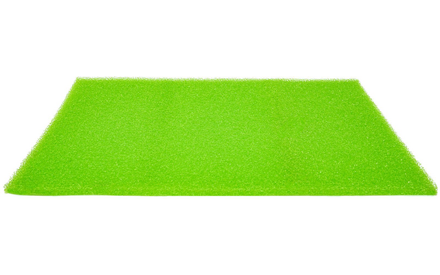 Area rettangolare verde su sfondo bianco