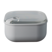 Bo&icirc;te &agrave; pain carr&eacute;e 2 litres gris Omada