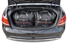 851006 - KJUST 4-teiliges Kofferraumtaschen-Set für Mercedes-Benz E-Klasse Cabriolet A207 2009–2016