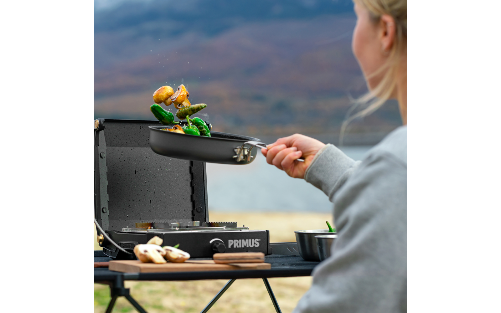 Produktbild Primus LiTech Camping Bratpfanne mit Klappgriff 2 teilig 1