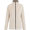 Beige Jacke mit Reißverschluss und Stehkragen