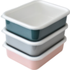 Caja de almacenamiento de alimentos esmaltada HoneyWare L 1,35 Litros gris claro