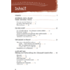 Seite mit der Überschrift "Inhalt" und darunter einer Liste von Einträgen mit Titeln und Seitenzahlen