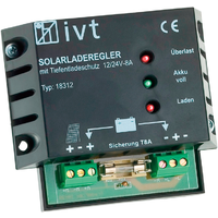 IVT Shunt Solar Charge Controller 12 V / 24 V 8 A
