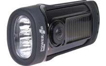 Powerplus Barracuda LED wasserdichte Kurbel/Solartaschenlampe