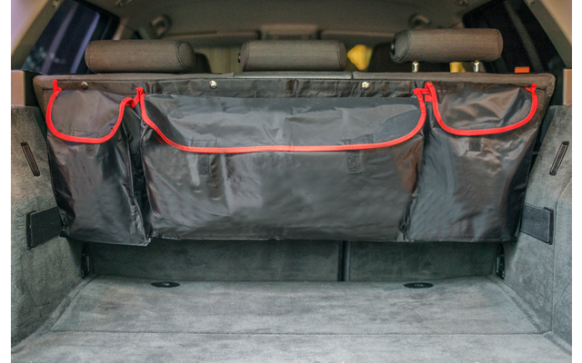Borsa portabagagli HP per accessori per auto con 3 scomparti neri