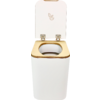 Trelino wood separation toilet L white