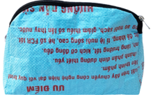 Beadbags Cosmetische Tas Groot Lichtblauw