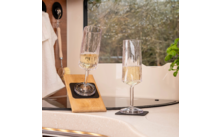 853927 - Flûtes à champagne magnétiques en plastique 2 pièces (150 ml) silwy®