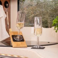 Silwy Sekt Magnet Kunststoffgl&auml;ser 2 St&uuml;ck (150 ml)