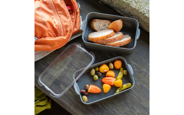 Produktbild Koziol Stakk Bentobox 2 Lunchboxset 3 teilig mit 2 Boxen / 1 Deckel 2 Liter  1