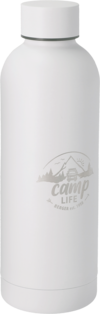 Camplife Edelstahl Thermo-Trinkflasche 500 ml wei&szlig; matt