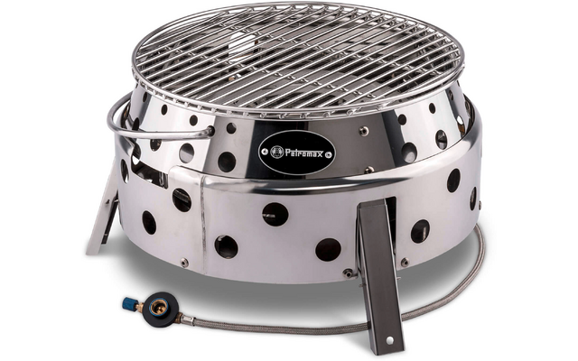 Produktbild Petromax Atago Kartuschengrill klappbar Edelstahl Durchmesser Grillrost 28 cm / 3,8 kW 1