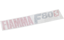 Fiamma sticker for awning F80s in Polar White / Titanium Fiamma spare part number 98673-236