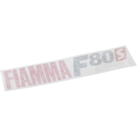 Fiamma sticker for awning F80s in Polar White / Titanium Fiamma spare part number 98673-236