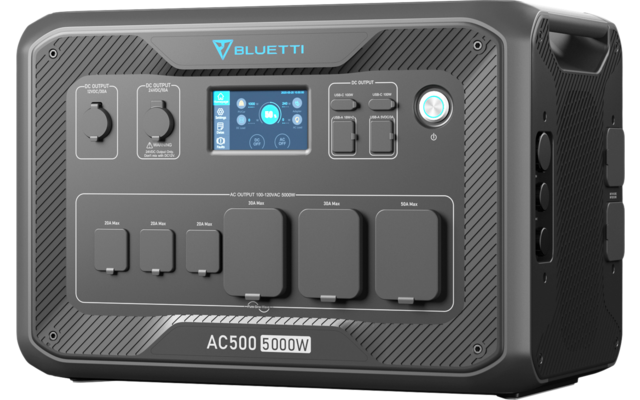 BLUETTI Portable Power Station-AC500-Gray-EU