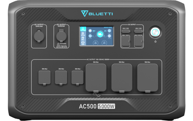 BLUETTI Station d'énergie portable-AC500-Gray-EU