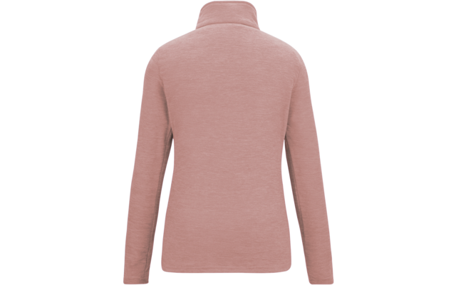 Rosa Pullover mit hohem Kragen, Rückenansicht