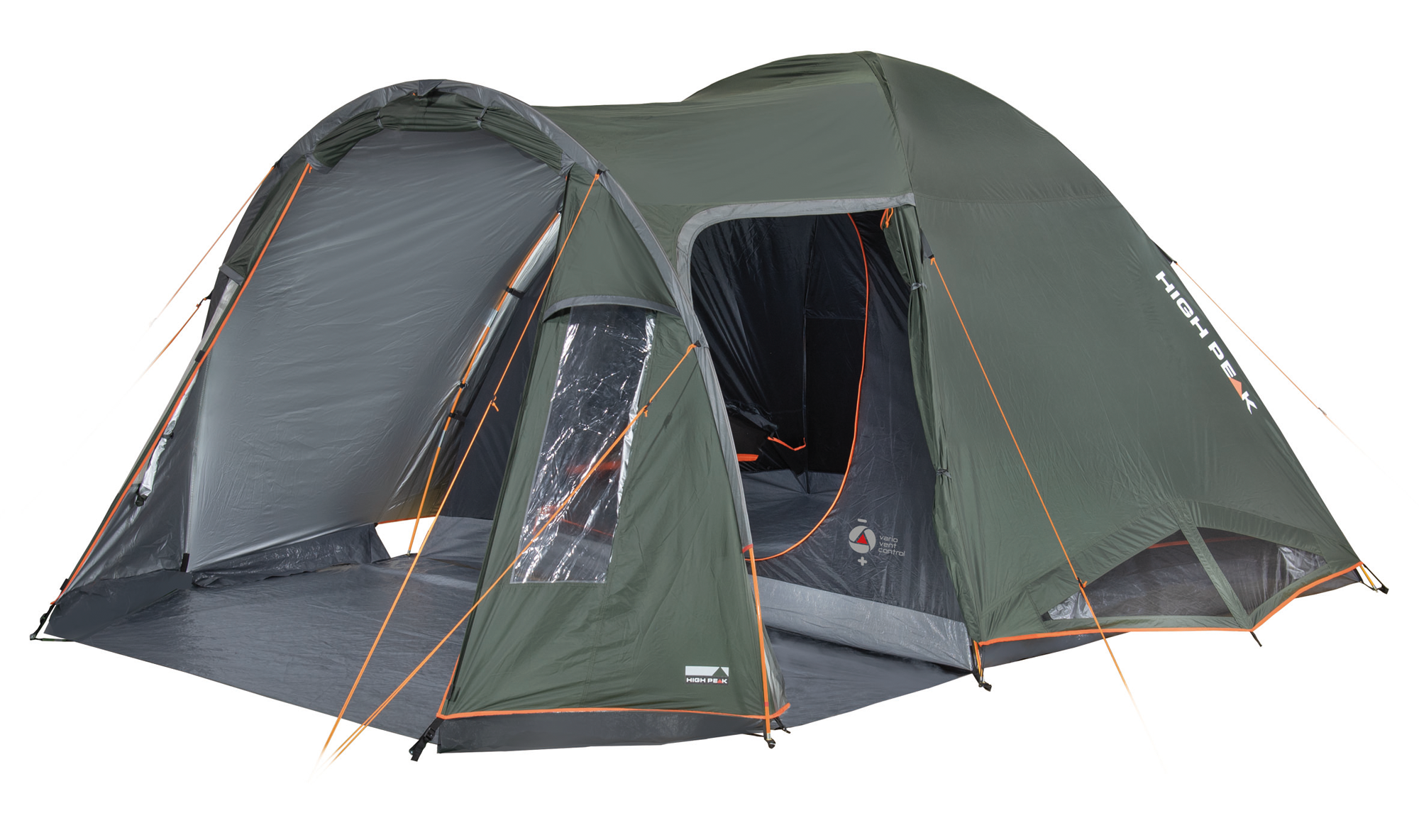High Peak Tenda tunnel familiare Bozen 6.0 grigio/Verde