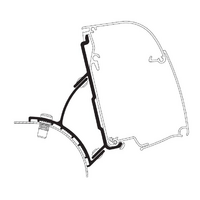 Adaptador para toldo T 4200 minimonovolumen VW T5/T6 Multi Rail L Reimo Thule