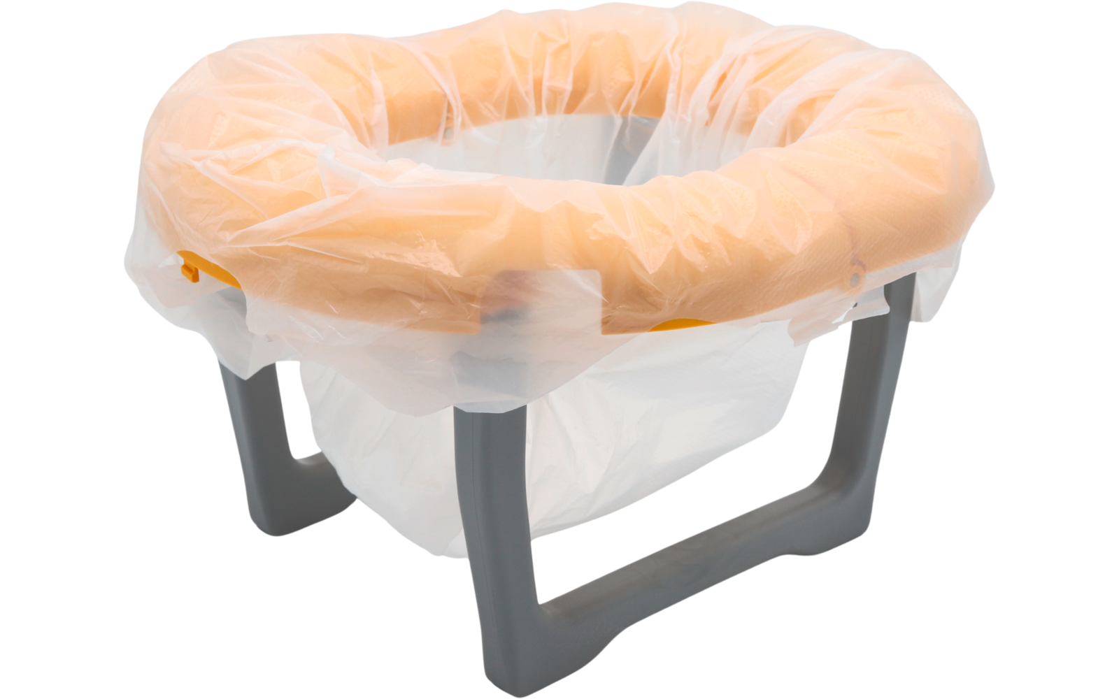 Produktbild Pee & Bob Starter-Set Klappt&ouml;pfchen mobil f&uuml;r Kinder bis 50 kg inklusive 5 Einwegbeutel 1