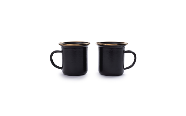 Barebones espressokopjes houtskool - 2-delige set