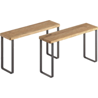 Metaltex York LAVA 2er-Set Gew&uuml;rzregale 1-Etage 27 x 8 x 16 cm