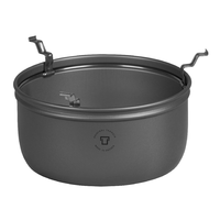 Pare-vent anodis&eacute; dur pour cuisine de camping 25 en haut 200 &times; 96 mm Trangia