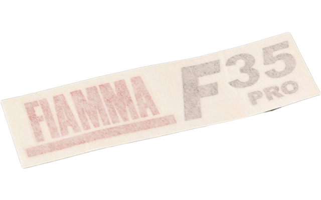 Fiamma sticker for awning F35pro Fiamma spare part number 98672-001