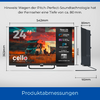 Kleine productafbeelding Cello CTrav Smart Tizen OS Camping LED TV mit Triple Tuner, WLAN, Bluetooth, 12/24/230 V 1