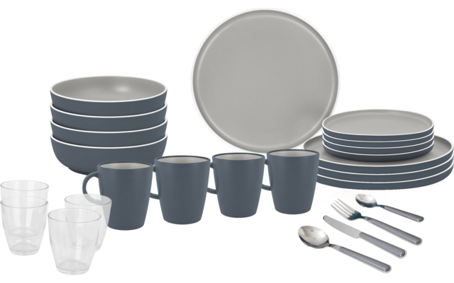 Image du produit Brunner All Inclusive Trilogy Melamin Geschirrset Antirutsch, BPA-frei und bruchunempfindlich 36-teilig 1