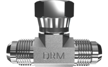 862991 - DREHMEISTER Raccordo a T filettatura 3/4"-16 UNF per tubo di riempimento GPL