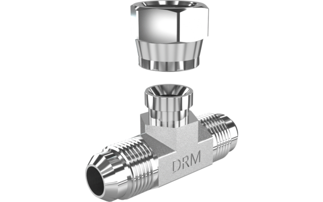 Produktbild DREHMEISTER T-St&uuml;ck 3/4"-16 UNF Gewinde f&uuml;r LPG F&uuml;llschlauch 1