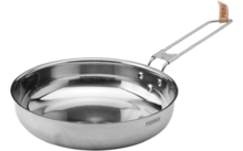 863171 293946 - Primus CampFire Edelstahl Camping Bratpfanne mit Aluminiumkern und Klappgriff 2-teilig