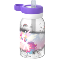 Mepal Campus children's drinking bottle with straw and leak-proof cap 450 ml Unicorn Glow