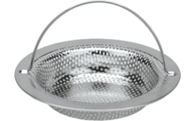 863479 - Metaltex Abfluss-Sieb aus rostfreiem Edelstahl 11,5 cm Durchmesser mit Henkel