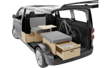 Kit furgone Tchao Tchao Mobili per veicoli commerciali per 1 persona