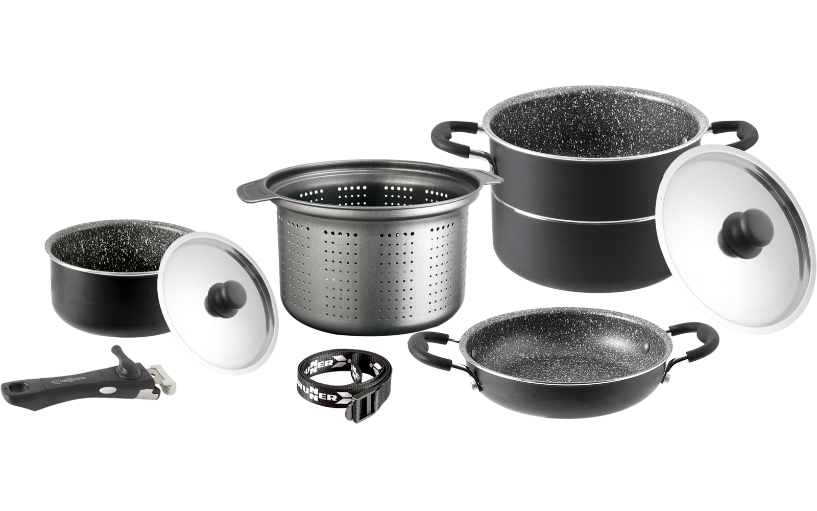 Image du produit Brunner Pirate 9+1 &oslash; 24 m Set de casseroles 10 pi&egrave;ces 1