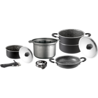 Brunner Pirate Topfset Aluminium 8-teilig &Oslash; 22 cm