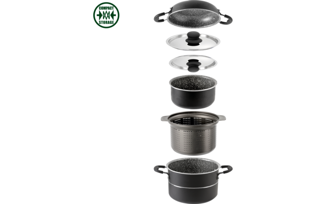 Image du produit Brunner Pirate 9+1 &oslash; 24 m Set de casseroles 10 pi&egrave;ces 1