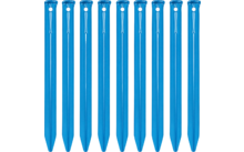 865469 864587 207911 - Berger BasePeg V-Profil Zelthering aus Aluminium für gemischte Böden, 10er-Pack