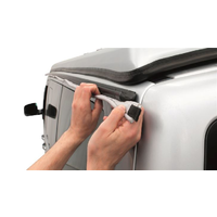 Outwell Touring Connect Jeu de 4 rails de fixation pour le Keder noir gris 7 &agrave; 7 mm