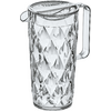 Petite image du produit Koziol Crystal Carafe 1,6 litre avec couvercle anti-d&eacute;versement design &agrave; facettes 1