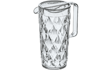 865631 - Koziol Crystal Karaffe 1,6 Liter mit Deckel ausgießsicher facettiertes Design