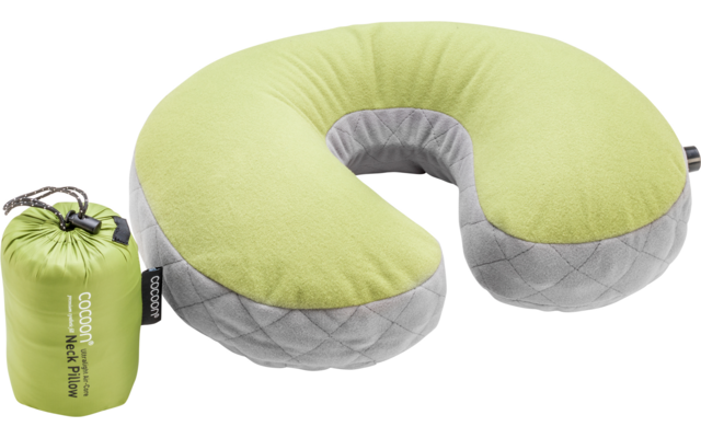 Cocoon Air Core pillow Ultralight U shaped neck support wasabi / grey