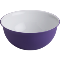Omada Salatschüssel 20 cm 1,7 Liter weiß lila