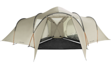 Vaude Badawi Long 6 person family tent beige / black