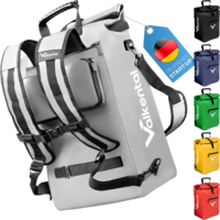 Valkental ValkOne 3-in-1 Fahrradtasche 25 Liter grau-refklektierend