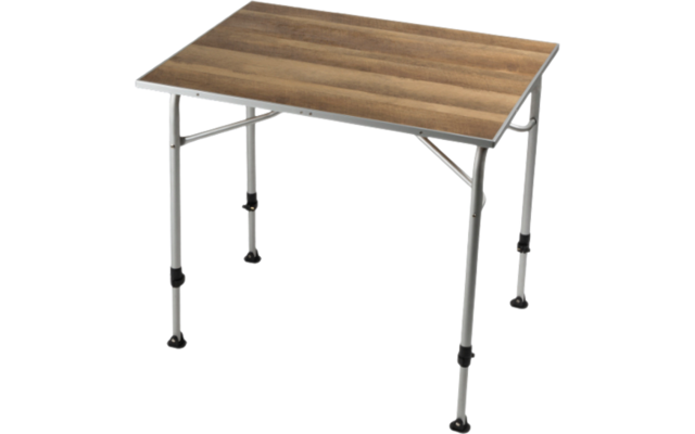 Dometic Zero Light Oak Medium Camping Table With Adjustable Legs 60 x 80 cm