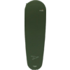 Grüne selbstaufblasbare Isomatte mit grauem Logo